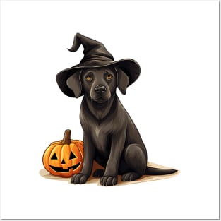 Halloween Labrador Retriever Dog #1 Posters and Art